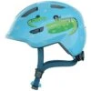 ABUS Casque De Loisirs Pour Enfants "Smiley 3.0" Blue Croco Shiny