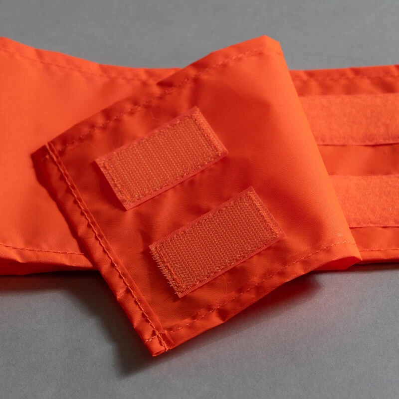 BTWIN BANDEAU DE VISIBILITE DE SAC JOUR NUIT ORANGE FLUO 6 BTWIN BANDEAU DE VISIBILITE DE SAC JOUR NUIT ORANGE FLUO – Image 4