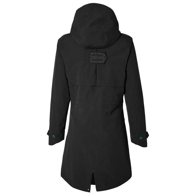 BASIL Parka De Pluie Pour Vélo Mosse Femme Noir 4 BASIL Parka De Pluie Pour Vélo Mosse Femme Noir – Image 2