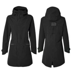 BASIL Parka De Pluie Pour Vélo Mosse Femme Noir 8 BASIL Parka De Pluie Pour Vélo Mosse Femme Noir -Vélotaf Magasin basil parka de pluie pour velo mosse femme noir 2