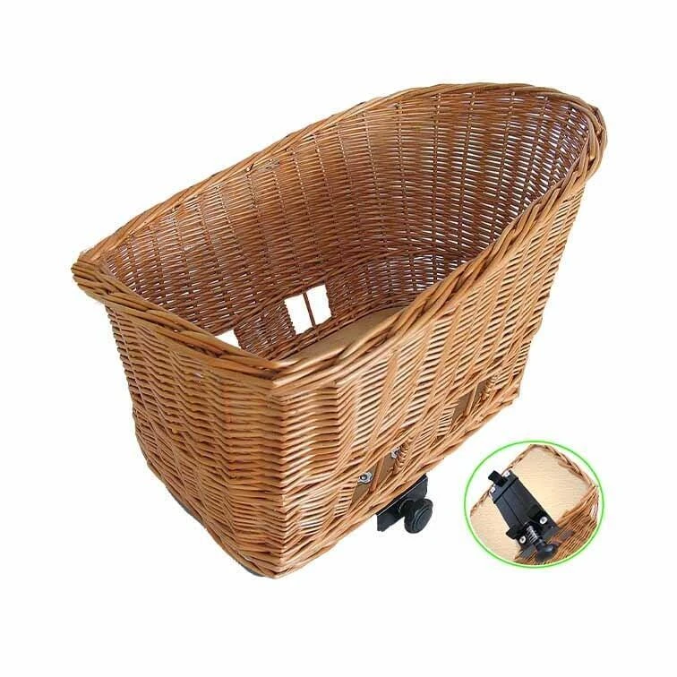 Basil Pasja - Panier De Vélo Pour Chiens - Grand - 50 Cm - Panier Arrière - 3 Basil Pasja - Panier De Vélo Pour Chiens - Grand - 50 Cm - Panier Arrière -