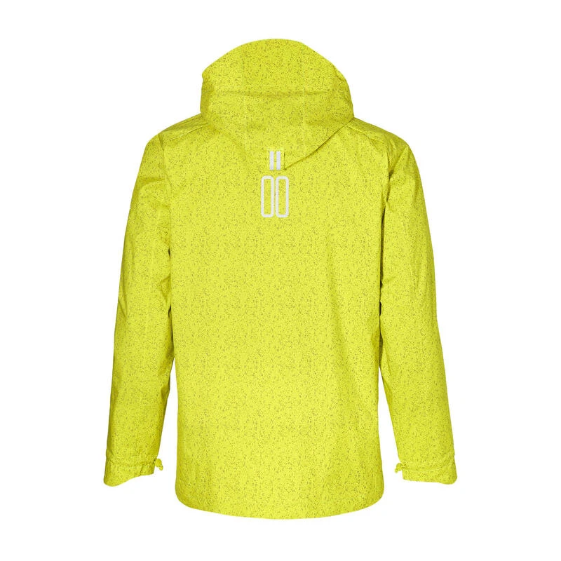 BASIL Veste De Pluie Pour Vélo Hommes Skane HiVis, Jaune Fluo 4 BASIL Veste De Pluie Pour Vélo Hommes Skane HiVis, Jaune Fluo – Image 2