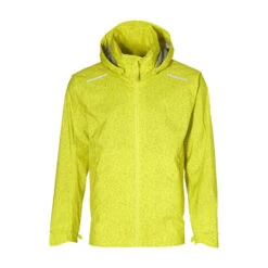 BASIL Veste De Pluie Pour Vélo Hommes Skane HiVis, Jaune Fluo