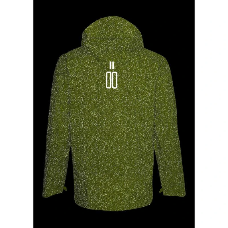 BASIL Veste De Pluie Pour Vélo Hommes Skane HiVis, Jaune Fluo 7 BASIL Veste De Pluie Pour Vélo Hommes Skane HiVis, Jaune Fluo – Image 5