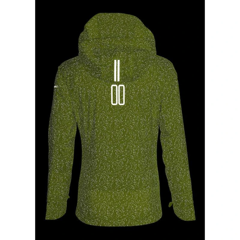 BASIL Veste De Pluie Pour Vélo Skane HiVis, Jaune Fluo 7 BASIL Veste De Pluie Pour Vélo Skane HiVis, Jaune Fluo – Image 5