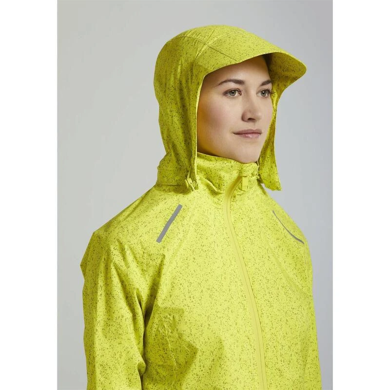 BASIL Veste De Pluie Pour Vélo Skane HiVis, Jaune Fluo 8 BASIL Veste De Pluie Pour Vélo Skane HiVis, Jaune Fluo – Image 6