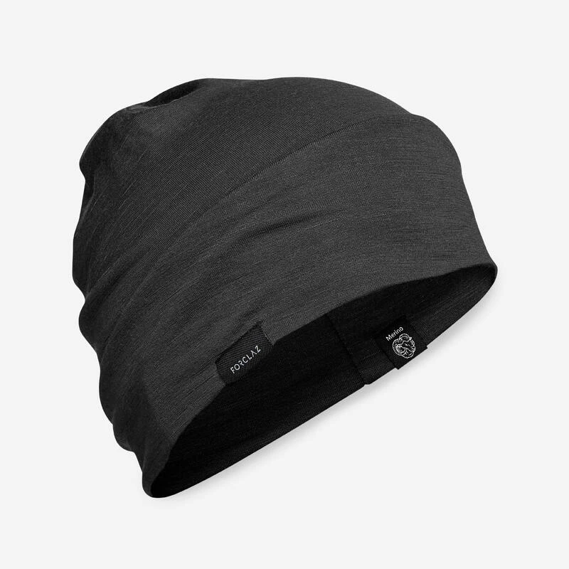 BONNET EN LAINE MERINOS DE TREKKING - MT500 - NOIR 3 BONNET EN LAINE MERINOS DE TREKKING - MT500 - NOIR