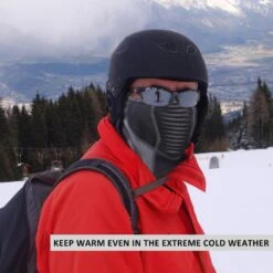 ROCKBROS Cagoule D'hiver Cagoule Chaude Pour Le Ski, Le Cyclisme Et La Moto Noir Gris -Vélotaf Magasin cagoule dhiver cagoule chaude pour le ski le cyclisme et la moto noir gris 6