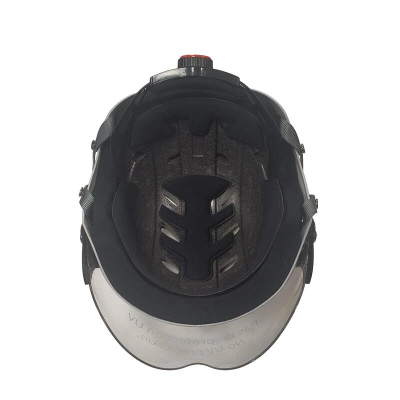 Casque LED H.30 Vision Cool Grey Avec Visière Pour Vélo, Trottinette 9 Casque LED H.30 Vision Cool Grey Avec Visière Pour Vélo, Trottinette – Image 7