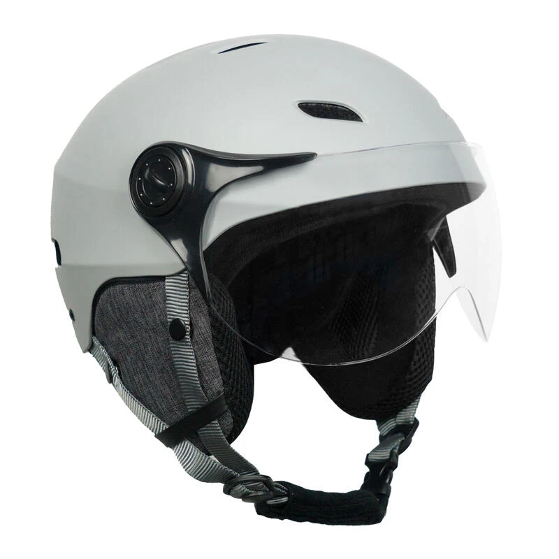 Casque LED H.30 Vision Cool Grey Avec Visière Pour Vélo, Trottinette 3 Casque LED H.30 Vision Cool Grey Avec Visière Pour Vélo, Trottinette