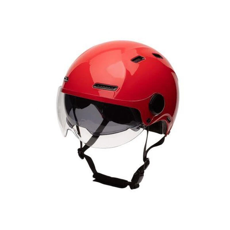 Casque Urbain Jet Cadence Rouge Avec Visière 3 Casque Urbain Jet Cadence Rouge Avec Visière