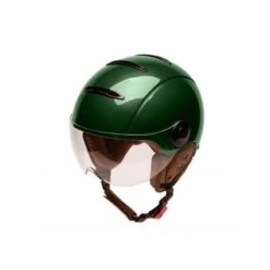 Casque Urbain Jet Tandem Green Avec Visière