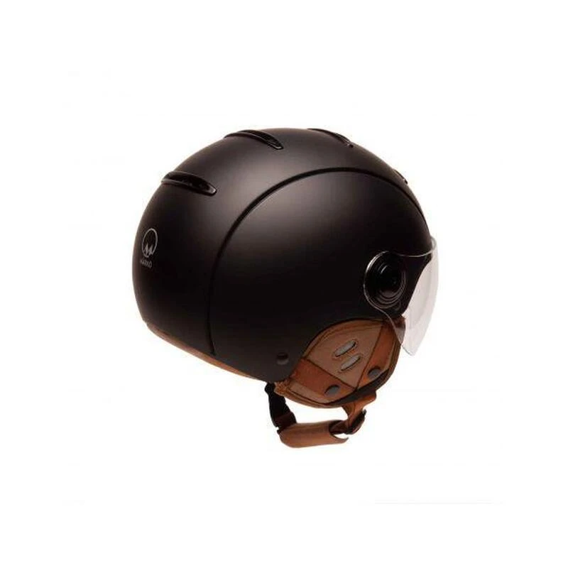 Casque Urbain Jet Tandem Noir Mat Avec Visière 4 Casque Urbain Jet Tandem Noir Mat Avec Visière – Image 2