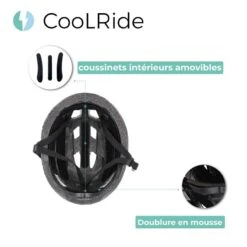 Casque Vélo Adulte 58-61 Cm Multisport Beige 11 Casque Vélo Adulte 58-61 Cm Multisport Beige -Vélotaf Magasin casque velo adulte 58 61 cm multisport beige 3