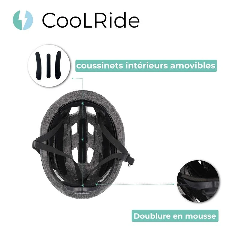 Casque Vélo Adulte 58-61 Cm Multisport Beige 6 Casque Vélo Adulte 58-61 Cm Multisport Beige – Image 4