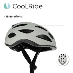 Casque Vélo Adulte 58-61 Cm Multisport Beige 12 Casque Vélo Adulte 58-61 Cm Multisport Beige -Vélotaf Magasin casque velo adulte 58 61 cm multisport beige 4