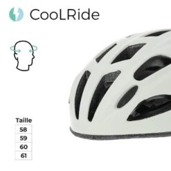 Casque Vélo Adulte 58-61 Cm Multisport Beige 13 Casque Vélo Adulte 58-61 Cm Multisport Beige -Vélotaf Magasin casque velo adulte 58 61 cm multisport beige 5