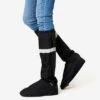 BTWIN Couvre Chaussures Hautes Imperméables Vélo Ville - Noir 2 BTWIN Couvre Chaussures Hautes Imperméables Vélo Ville - Noir -Vélotaf Magasin couvre chaussures hautes impermeables velo ville noir