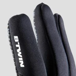 GANTS DE VELO 500 MI-SAISON NOIR 17 GANTS DE VELO 500 MI-SAISON NOIR -Vélotaf Magasin gants de velo 500 mi saison noir 6