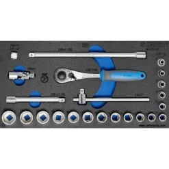 Unior Jeu De Douilles - 23 Pcs - 1.8 Kg - 1/3