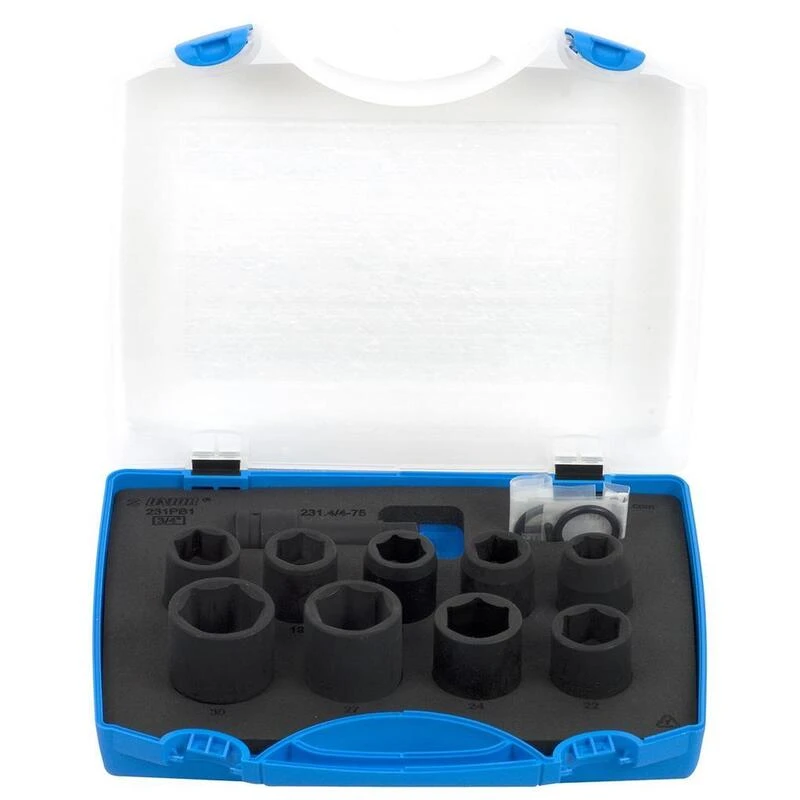 Unior Jeu De Douilles A Choc 1/2 Inch - 15 - 30 Mm / 12pcs 3 Unior Jeu De Douilles A Choc 1/2 Inch - 15 - 30 Mm / 12pcs