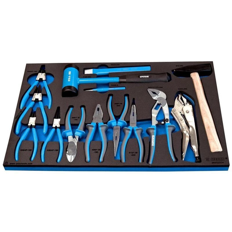 Unior Jeu De Pinces Et Marteaux - 14 Pcs - 5.3 Kg - 3/3 3 Unior Jeu De Pinces Et Marteaux - 14 Pcs - 5.3 Kg - 3/3