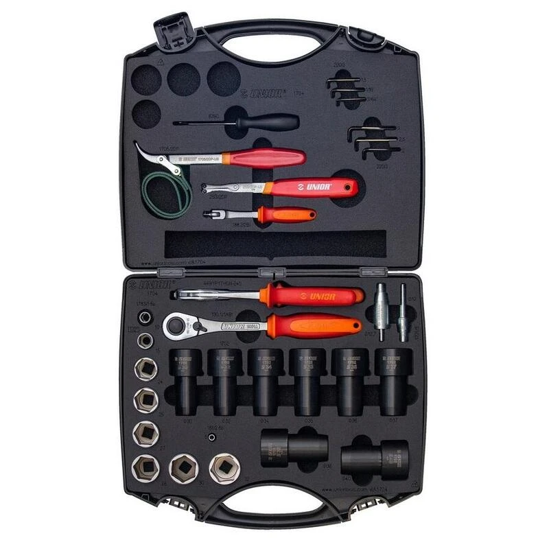 Unior Jeu D'entretien De La Suspension - Red - 27 Pcs 3 Unior Jeu D'entretien De La Suspension - Red - 27 Pcs