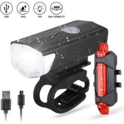 Kit D'éclairage LED Pour Vélo - Feu Avant Et Feu Arrière - 300 & 20 Lumens 11 Kit D'éclairage LED Pour Vélo - Feu Avant Et Feu Arrière - 300 & 20 Lumens -Vélotaf Magasin kit declairage led pour velo feu avant et feu arriere 300 and 20 lumens 2