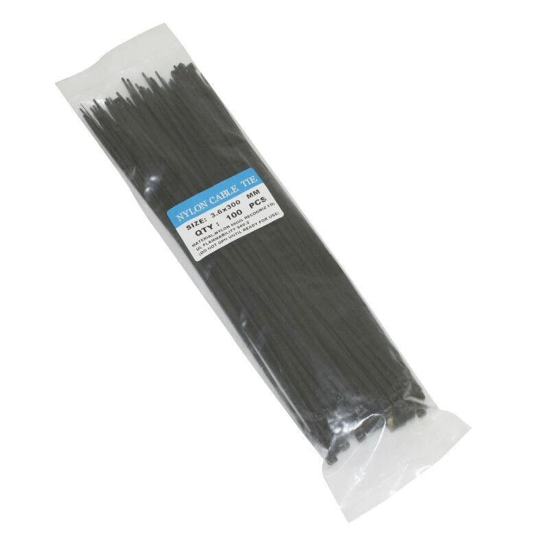 Lot De 100 Colliers De Serrage Nylon P2R Rilsan 3,6x300 Mm 3 Lot De 100 Colliers De Serrage Nylon P2R Rilsan 3,6x300 Mm