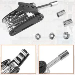 ROCKBROS Outil Multifonctions Velo Multitool 16 En 1 Noir -Vélotaf Magasin outil multifonctions velo multitool 16 en 1 noir 2