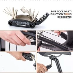 ROCKBROS Outil Multifonctions Velo Multitool 16 En 1 Noir -Vélotaf Magasin outil multifonctions velo multitool 16 en 1 noir 3