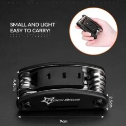 ROCKBROS Outil Multifonctions Velo Multitool 16 En 1 Noir -Vélotaf Magasin outil multifonctions velo multitool 16 en 1 noir 5