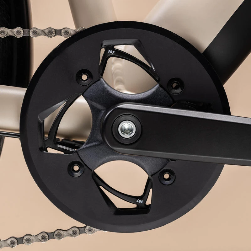 BTWIN PEDALIER 38T 170MM NOIR 4 BTWIN PEDALIER 38T 170MM NOIR – Image 2