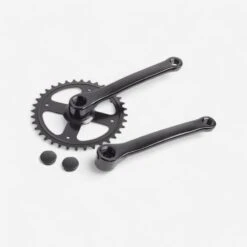 BTWIN Pédalier Mono 36 Dents 170mm Noir