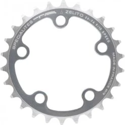 PLATEAU Diam 74 28 Dents 5 Branches INTERIEUR ZELITO Triple 9/10V Argent