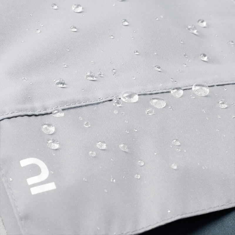 BTWIN PONCHO PLUIE VISIBILITE NUIT VELO VILLE 540 BLEU GRIS 10 BTWIN PONCHO PLUIE VISIBILITE NUIT VELO VILLE 540 BLEU GRIS – Image 8