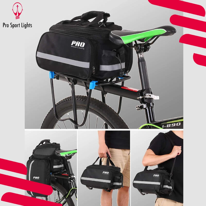 Porte-bagages Arrière - 8 à 20 Litres - Imperméable Avec Housse De Pluie 8 Porte-bagages Arrière - 8 à 20 Litres - Imperméable Avec Housse De Pluie – Image 6