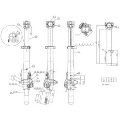 BTWIN POTENCE PLIANTE A PLONGEUR + LEVIER GRIS 7 BTWIN POTENCE PLIANTE A PLONGEUR + LEVIER GRIS -Vélotaf Magasin potence pliante a plongeur levier gris 2