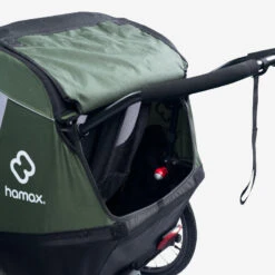 REMORQUE VELO HAMAX IXPLORER VERT 9 REMORQUE VELO HAMAX IXPLORER VERT -Vélotaf Magasin remorque velo hamax ixplorer vert 3