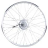 Roue Velo Ville 28 Pouces Arrière Double Parois Argente 36V Moteur B'Ebike 700 -Vélotaf Magasin roue velo ville 28 pouces arriere double parois argente 36v moteur bebike 700