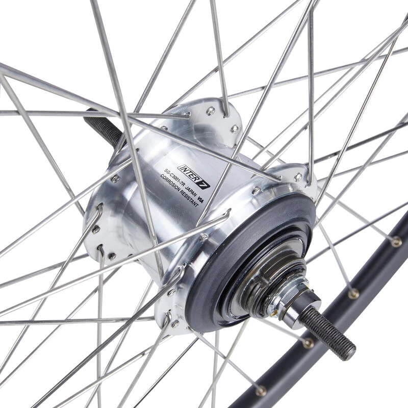 Roue Velo Ville 28 Pouces Arrière Double Parois Noir Nexus7 Pour B'ebike 9 5 Roue Velo Ville 28 Pouces Arrière Double Parois Noir Nexus7 Pour B'ebike 9 – Image 3