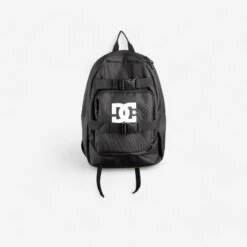 SAC A DOS DE SKATE DC SHOES STRAPPER NOIR AVEC FIXATION POUR SKATEBOARD