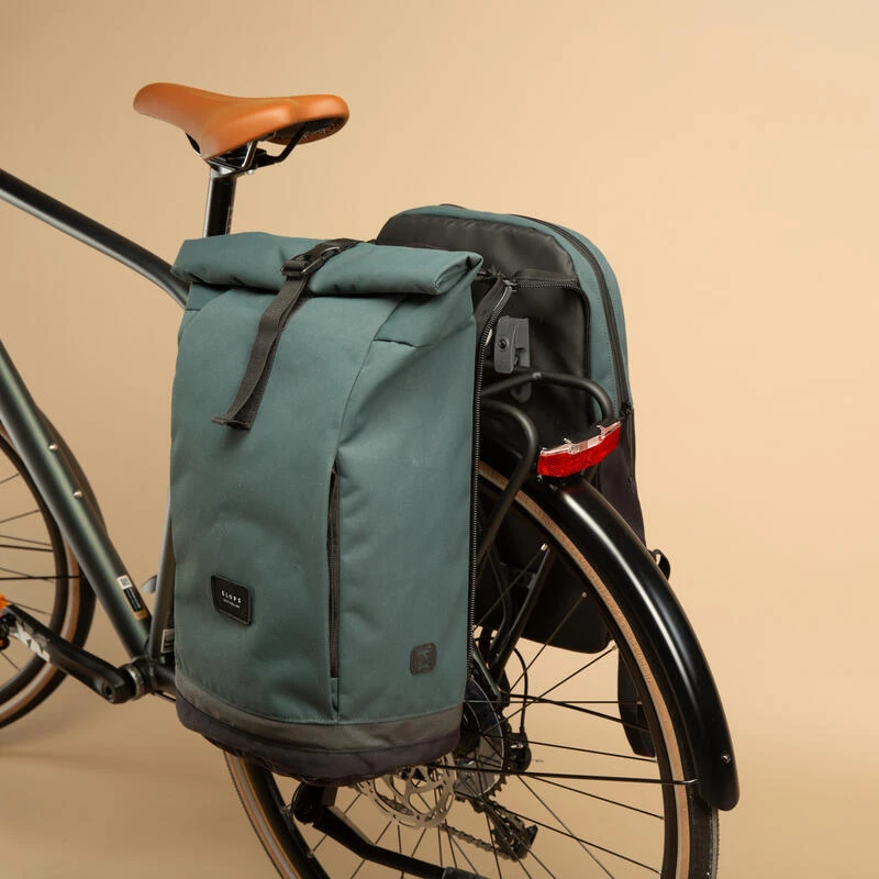 SAC A DOS VELO POUR PORTE BAGAGES DOUBLE 27 LITRES 5 SAC A DOS VELO POUR PORTE BAGAGES DOUBLE 27 LITRES – Image 3