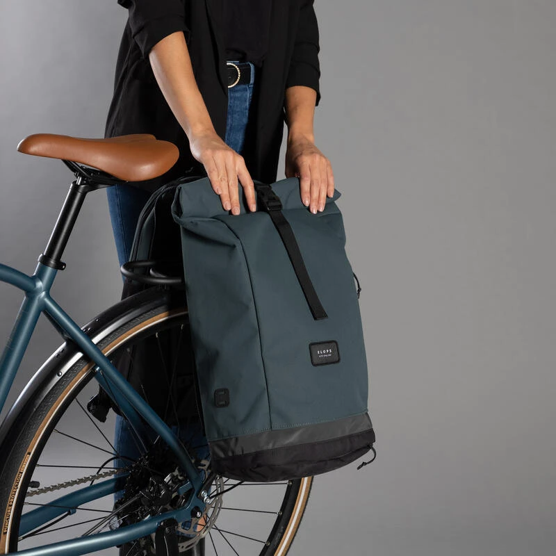 SAC A DOS VELO POUR PORTE BAGAGES DOUBLE 27 LITRES 9 SAC A DOS VELO POUR PORTE BAGAGES DOUBLE 27 LITRES – Image 7