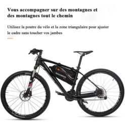 ROCKBROS Sacoche Cadre Vélo Imperméable Pratique Sac Guidon Vtt Tube 3,5L Haute Qualité -Vélotaf Magasin sacoche cadre velo impermeable pratique sac guidon vtt tube 35l haute qualite 5