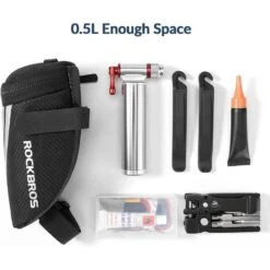 ROCKBROS Sacoche De Selle C28 Nylon Noir 9 ROCKBROS Sacoche De Selle C28 Nylon Noir -Vélotaf Magasin sacoche de selle c28 nylon noir 2