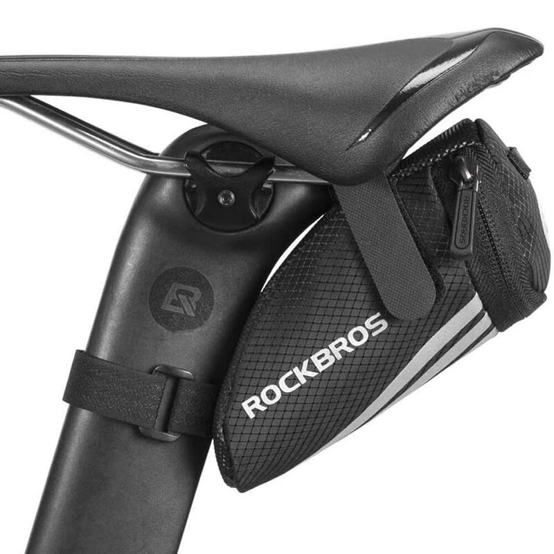 ROCKBROS Sacoche De Selle C28 Nylon Noir 3 ROCKBROS Sacoche De Selle C28 Nylon Noir
