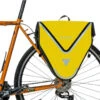 ROCKBROS Sacoche De Vélo Arrière Porte-Bagage Étanche Sac De Rangement VTT 20 L Jaune
