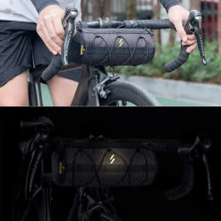 ROCKBROS Sacoche De Vélo/VTT/VTC Cadre Sac De Guidon Vélo 2,4L Sac à Bandoulière Noir -Vélotaf Magasin sacoche de velovttvtc cadre sac de guidon velo 24l sac a bandouliere noir 4