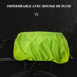 ROCKBROS Sacoche Vélo Porte-bagages Arrière Étanche Sac De Siège Housse De Pluie Noir 4L -Vélotaf Magasin sacoche velo porte bagages arriere etanche sac de siege housse de pluie noir 4l 6